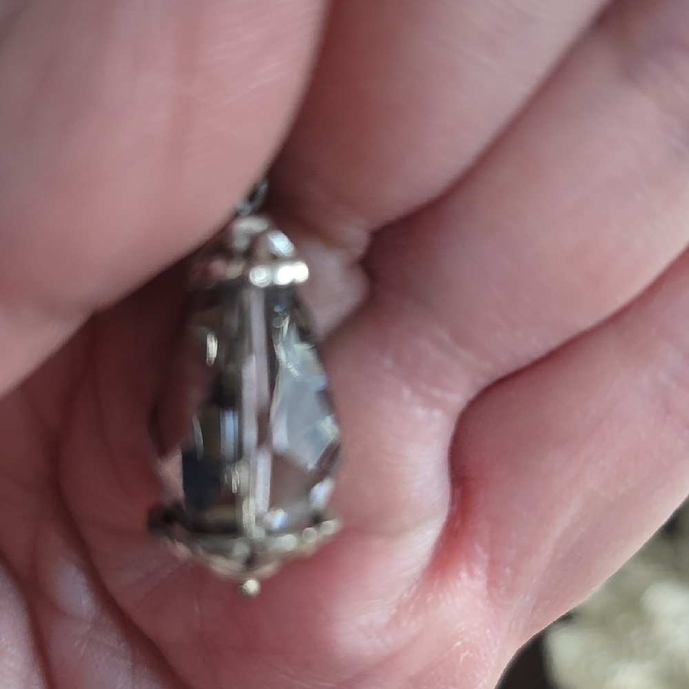 Elegant Brighton Silver Drop Earrings - Picture 4 of 4